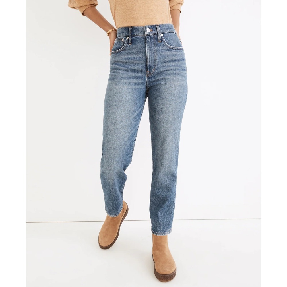 Madewell The Perfect Vintage Jeans Size 25 Denim Straight Leg High Rise NC327